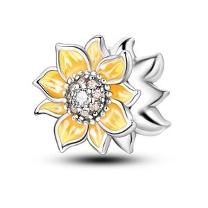 NEW Sunflower Pandora Style Charm